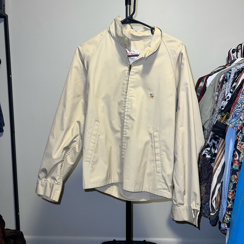 Men's Vintage PETERS All Weather Sportswear Golf Harrington Jacket sz small